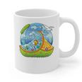 Frutiger Aero Y2K Fashion Trends Statement Piece Tech Orange Premium Graphic Print Coffee Mug
