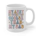 Funny Auntie My Aunt Is Definitely Cooler Than My Dad Graphic Print Coffee Mug