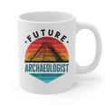 Future Archaeologist Pyramid Archaeology Student Graduation Graphic Print Coffee Mug