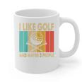 I Like Golf And Maybe 3 People Introvert Raglan Baseball Tee Graphic Print Coffee Mug