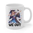 We Out Graduate Dabbing Anime Girl Grad Graduation Graphic Print Coffee Mug