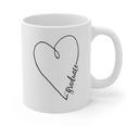 Graduate Heart Shirt Graduation Graphic Print Coffee Mug