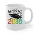 Graduation Class Of 2035 Hand Prints Space Pre-K -12th Grade Graphic Print Coffee Mug