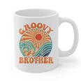 Groovy Brother 70s Aesthetic Nostalgia 1970's Retro Brother Graphic Print Coffee Mug