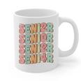 Groovy Senior Graduation Cute Groovy Senior Class Of 2024 Graphic Print Coffee Mug