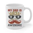 Happy His Birthday My Dad Is 63 Years Old And Still Awesome Graphic Print Coffee Mug Happy His Birthday My Dad Is 63 Years Old And Still Awesome Graphic Print Coffee Mug