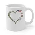 Heart Coast Guard Wife Coast Guard Graduation Wife USCG Wife Graphic Print Coffee Mug