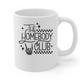 The Homebody Club Retro Introvert Antisocial Graphic Print Coffee Mug
