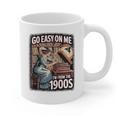 I'm From The 1900s Vinyl Record Lover For Women Raglan Baseball Tee Graphic Print Coffee Mug