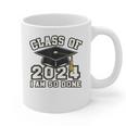 I'm Done With Class Of 2024 Graduation Done Class Of 2024 Graphic Print Coffee Mug