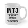 INTJ Rules Architect Personality Type Introvert Graphic Print Coffee Mug INTJ Rules Architect Personality Type Introvert Graphic Print Coffee Mug