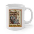 Introvert Homebody Awkward Skeleton The Homebody Tarot Card Graphic Print Coffee Mug Introvert Homebody Awkward Skeleton The Homebody Tarot Card Graphic Print Coffee Mug