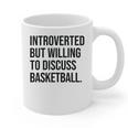 Introverted Basketball Player Basketball Introvert Graphic Print Coffee Mug Introverted Basketball Player Basketball Introvert Graphic Print Coffee Mug