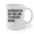 Introverted Bookworm Books Introvert Graphic Print Coffee Mug Introverted Bookworm Books Introvert Graphic Print Coffee Mug