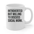 Introverted Caseworker Social Work Introvert Graphic Print Coffee Mug Introverted Caseworker Social Work Introvert Graphic Print Coffee Mug
