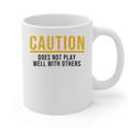 Introverted Does Not Play Well Competitive Athletic Graphic Print Coffee Mug Introverted Does Not Play Well Competitive Athletic Graphic Print Coffee Mug