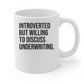 Introverted Underwriter Underwriting Introvert Graphic Print Coffee Mug Introverted Underwriter Underwriting Introvert Graphic Print Coffee Mug