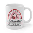 Introverted But Willing To Discuss Serial Killers True Crime Graphic Print Coffee Mug
