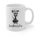 Its Fine Im Fine Everythings Fine Dog Mom Dad Lovers Graphic Print Coffee Mug