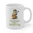 Jeremiah Was A Bullfrog A Classic Rock Nostalgia Trip Premium Tri-Blend Graphic Print Coffee Mug Jeremiah Was A Bullfrog A Classic Rock Nostalgia Trip Premium Tri-Blend Graphic Print Coffee Mug