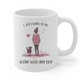 I Just Want To Be Alone With My Dog For Introvert Dog Mom Graphic Print Coffee Mug I Just Want To Be Alone With My Dog For Introvert Dog Mom Graphic Print Coffee Mug