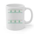 I Just Want To Go Home Ugly Anti Christmas Sweater Introvert Graphic Print Coffee Mug