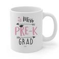 Kids Miss Pre-K Grad Graduation Shirt Cute School Tees Graphic Print Coffee Mug