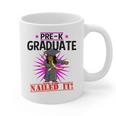 Kids Pre K Graduation Flossing Girl Nailed It Graduate Girls Graphic Print Coffee Mug