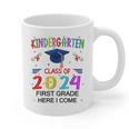 Kindergarten Graduation Class 2024 1st Grade Here I Come Graphic Print Coffee Mug