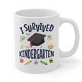 Kindergarten Graduation Shirt I Survived Kindergarten Graphic Print Coffee Mug