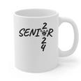 Lacrosse Senior 2024 Sticks And Ball Graduation Graphic Print Coffee Mug
