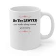 Lawyer Law School GraduationShirt Female Graduate Graphic Print Coffee Mug