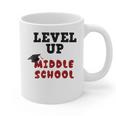 Level Up Middle School 5th Grade Graduation Graphic Print Coffee Mug