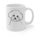 Line Art Dad Mom Dog Bichon Frise Graphic Print Coffee Mug Line Art Dad Mom Dog Bichon Frise Graphic Print Coffee Mug