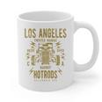 Los Angeles Hotrods Automotive Nostalgia Distressed Graphic Print Coffee Mug