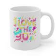 I Love The 90'S 90s Retro Nostalgia Premium Tri-Blend Graphic Print Coffee Mug