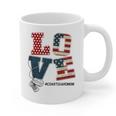 Love Coast Guard Mom Proud Coast Guard Graduation Mom Graphic Print Coffee Mug
