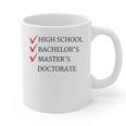 Master's Degree Graduation Graduate Graphic Print Coffee Mug