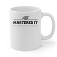 Masters Degree Graduation For Graduates Him Her Grads Graphic Print Coffee Mug