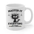 Masters Mastered It Graduate Master Degree Graduation Graphic Print Coffee Mug