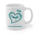 In My Memory Of My Daughter CERVICAL CANCER AWARENESS Graphic Print Coffee Mug