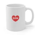 In Memory Of Son Con Customized Personalized Memorial Graphic Print Coffee Mug