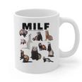 MILF Man I Love Ferrets Ferret Mom Dad Ferret Owner Graphic Print Coffee Mug
