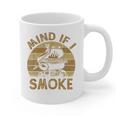 Mind If I Smoke BBQ Barbeque Grilling Chef Dad Graphic Print Coffee Mug