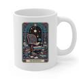 Mystical Library Book Reader The Introvert Tarot Card Graphic Print Coffee Mug Mystical Library Book Reader The Introvert Tarot Card Graphic Print Coffee Mug