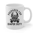 New Dad Prepared For Diaper Duty Graphic Print Coffee Mug