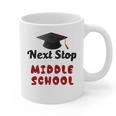 Next Stop Middle School Graduation Graphic Print Coffee Mug