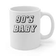 Nineties Era Nostalgia Lover Retro Born 90s Baby Vibes Graphic Print Coffee Mug