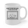 Do Not Tap On The Glass Sound Booth Introvert Graphic Print Coffee Mug Do Not Tap On The Glass Sound Booth Introvert Graphic Print Coffee Mug