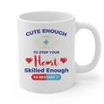 Nurse Tshirt Graduation Nursing School Birthday Graphic Print Coffee Mug